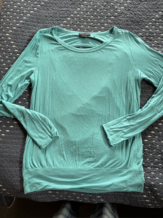 Prana Tops - Prana Teal Crewneck Long-Sleeve Women's Top